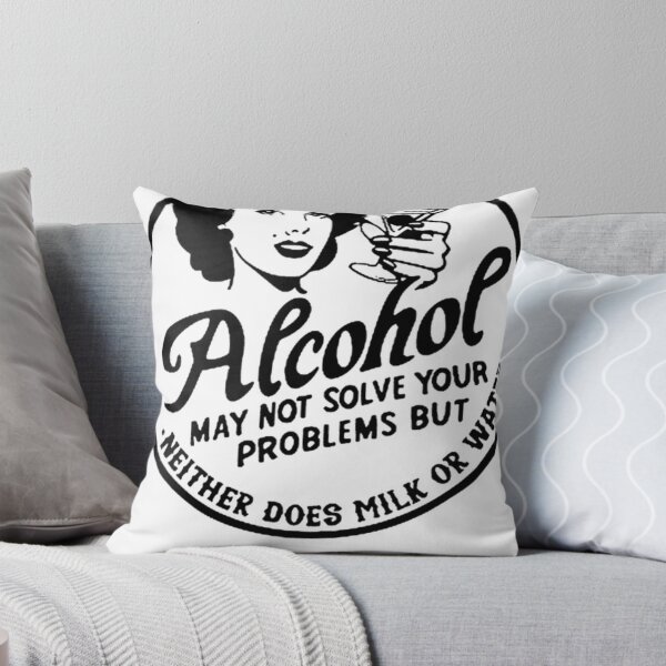 Item preview, Alcohol may not solve your problems  designed and sold by ZorvickDep.