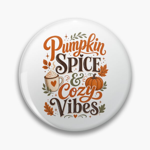 Item preview, Pumpkin Spice & Cozy Vibes – Cute Fall & Autumn Design for Women, Cozy Season Lover Gift designed and sold by PrintSparkDesigns.