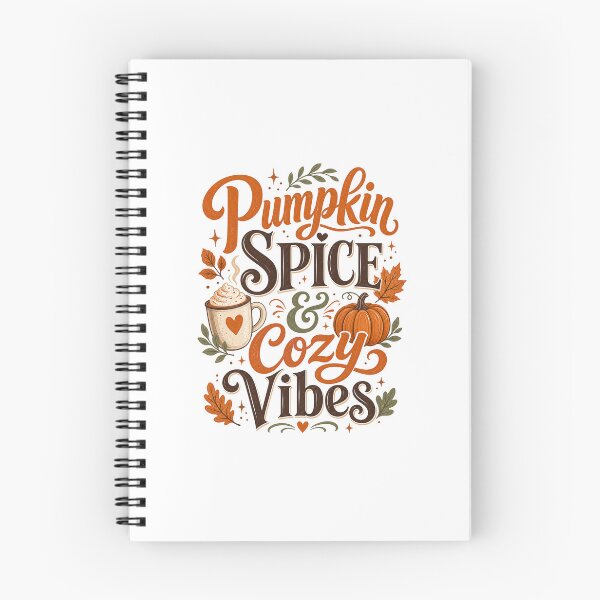Item preview, Pumpkin Spice & Cozy Vibes – Cute Fall & Autumn Design for Women, Cozy Season Lover Gift designed and sold by PrintSparkDesigns.
