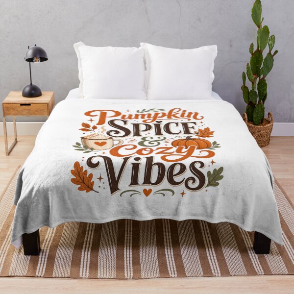 Item preview, Pumpkin Spice & Cozy Vibes – Cute Fall & Autumn Design for Women, Cozy Season Lover Gift designed and sold by PrintSparkDesigns.