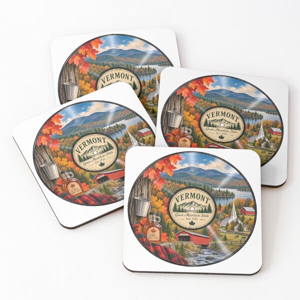 Item preview, Vermont Vinyl Record designed and sold by Whimspired By Paxx.
