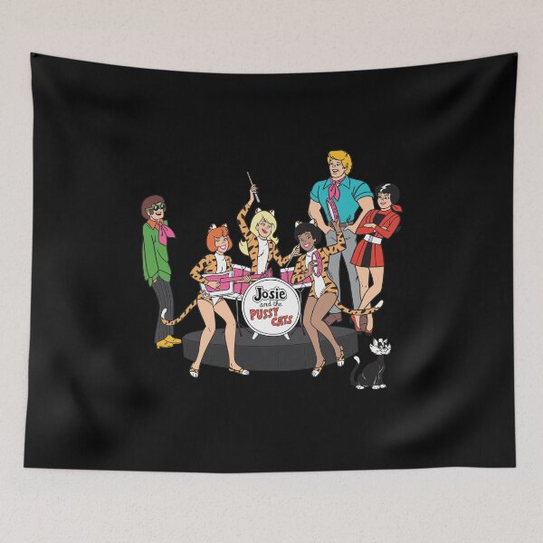 Item preview, Josie and the Pussycats Band Retro Cartoon Art designed and sold by SauMcClure.