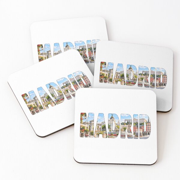 Item preview, MADRID - Spain Tourist Souvenir Sticker Shirt Top Sites and Monuments designed and sold by Adam Gormley.