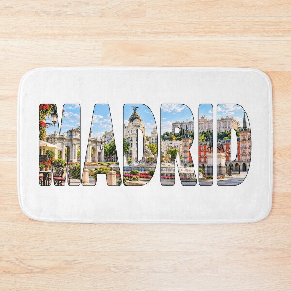 Item preview, MADRID - Spain Tourist Souvenir Sticker Shirt Top Sites and Monuments designed and sold by Adam Gormley.