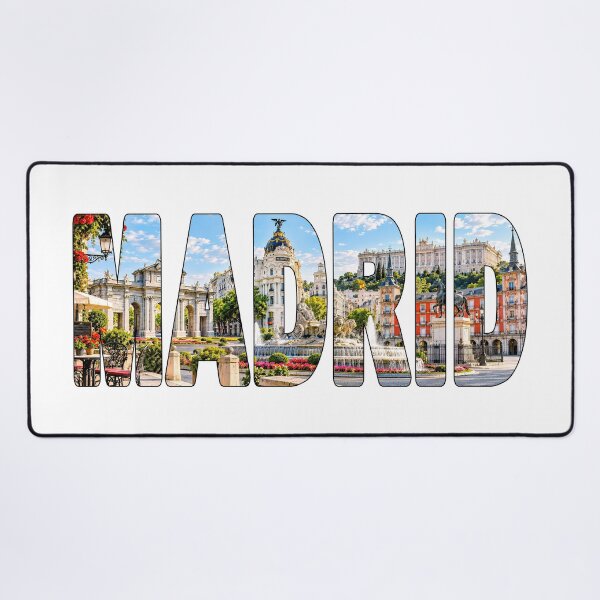 Item preview, MADRID - Spain Tourist Souvenir Sticker Shirt Top Sites and Monuments designed and sold by Adam Gormley.
