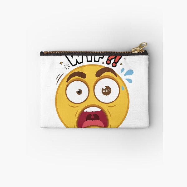 Item preview, Surprised WTF Emoji designed and sold by Innovartxt.