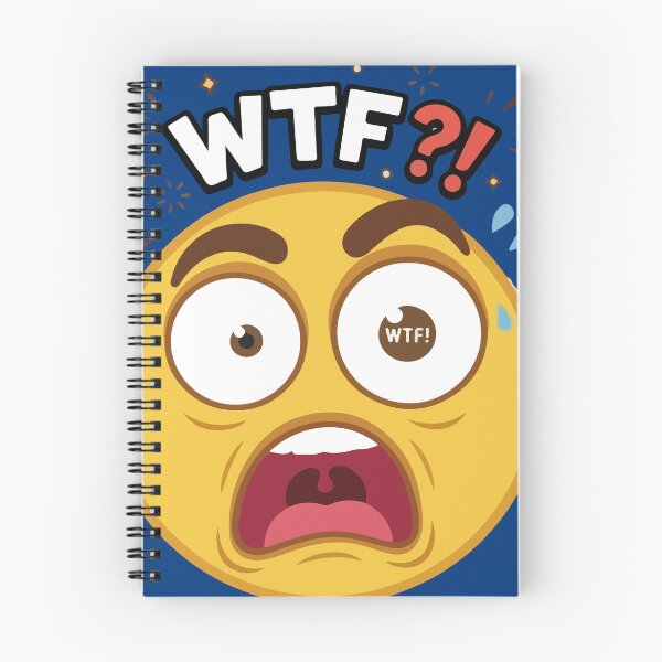 Item preview, Surprised WTF Emoji designed and sold by Innovartxt.