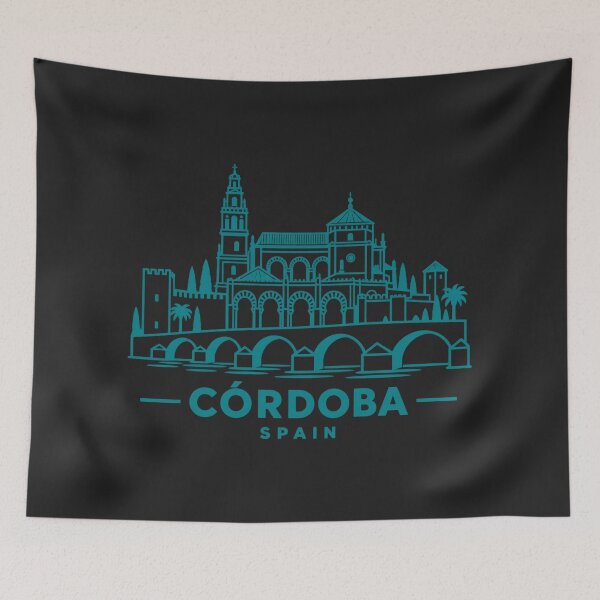 Item preview, Cordoba Spain Line Art Landmark Poster designed and sold by CMYKStudio.