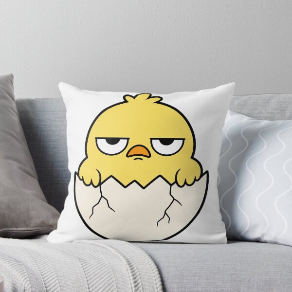 Item preview, Grumpy Hatching Chick – Funny Unimpressed Easter Character designed and sold by Bitchy Little Things.
