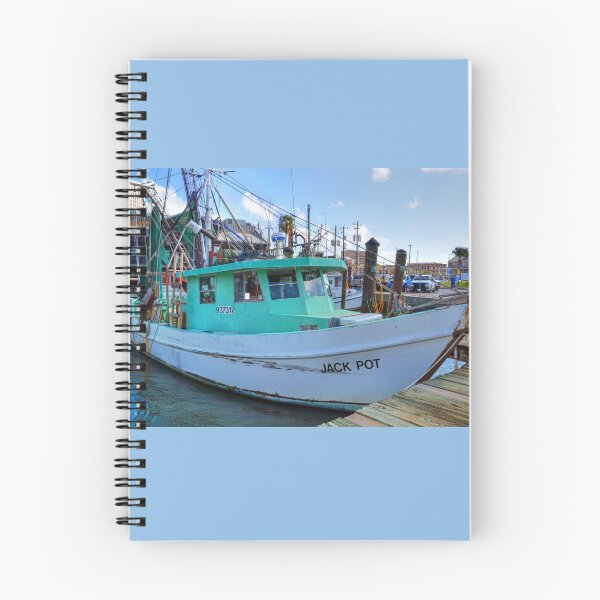 Item preview, Fishing Boat Docked at Harbor designed and sold by Savannah Gibbs.