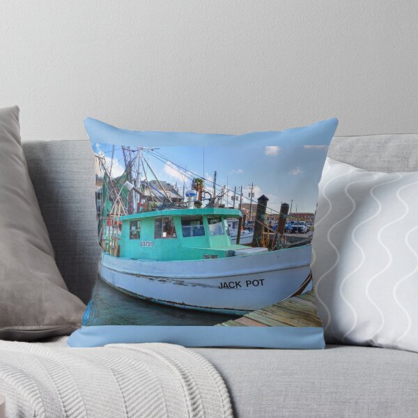 Item preview, Fishing Boat Docked at Harbor designed and sold by Savannah Gibbs.