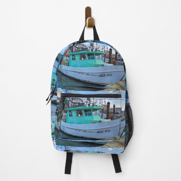 Item preview, Fishing Boat Docked at Harbor designed and sold by Savannah Gibbs.