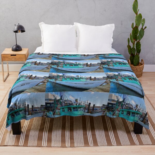 Item preview, Fishing Boat Docked at Harbor designed and sold by Savannah Gibbs.