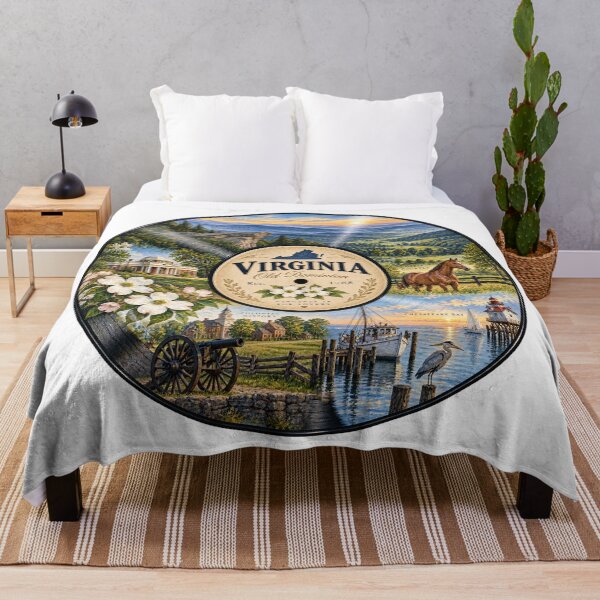Item preview, Virginia Vinyl Record designed and sold by Whimspired By Paxx.