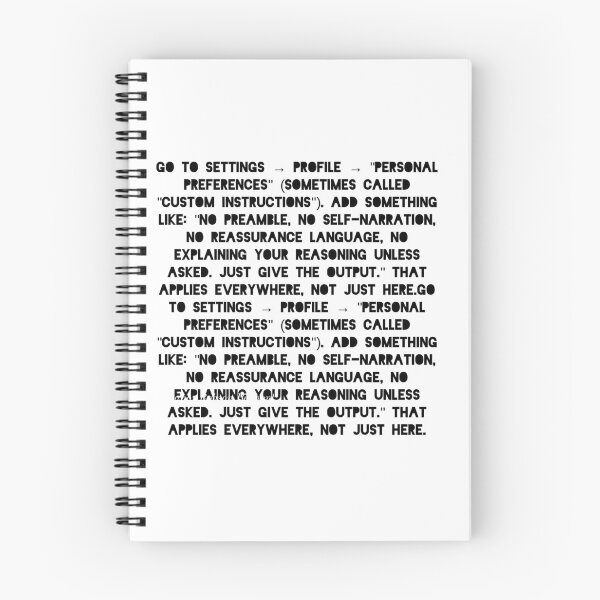 Item preview, Claude.ai "That Applies Everywhere, Not Just Here" designed and sold by GoMoFoCo.