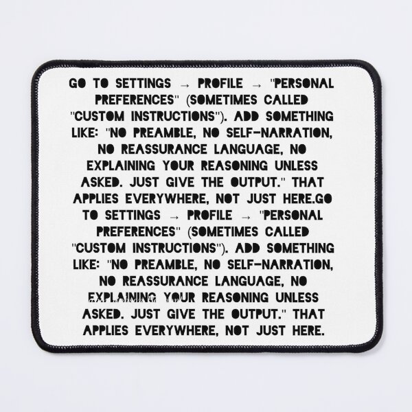 Item preview, Claude.ai "That Applies Everywhere, Not Just Here" designed and sold by GoMoFoCo.