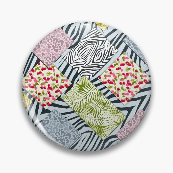 Item preview, Multicolored patchwork patches rustic designed and sold by fuzzyfox.