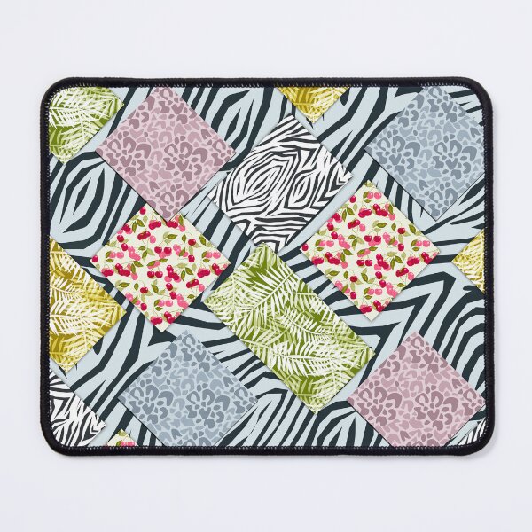 Item preview, Multicolored patchwork patches rustic designed and sold by fuzzyfox.