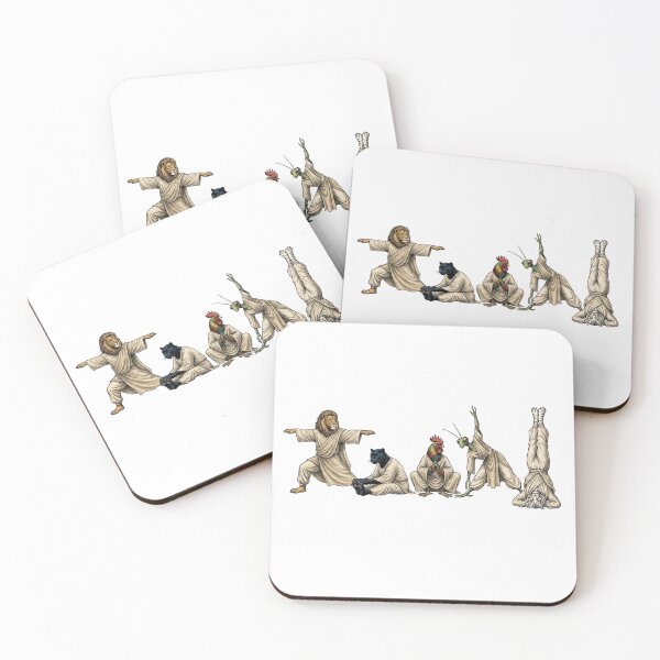 Item preview, Animal Yoga T-Shirt – Five Zen Animals T-Shirt designed and sold by Animal Cosmic Society.