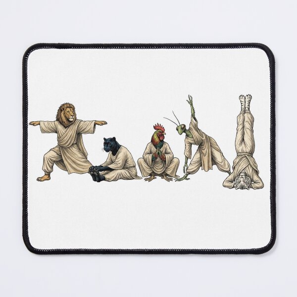 Item preview, Animal Yoga T-Shirt – Five Zen Animals T-Shirt designed and sold by Animal Cosmic Society.