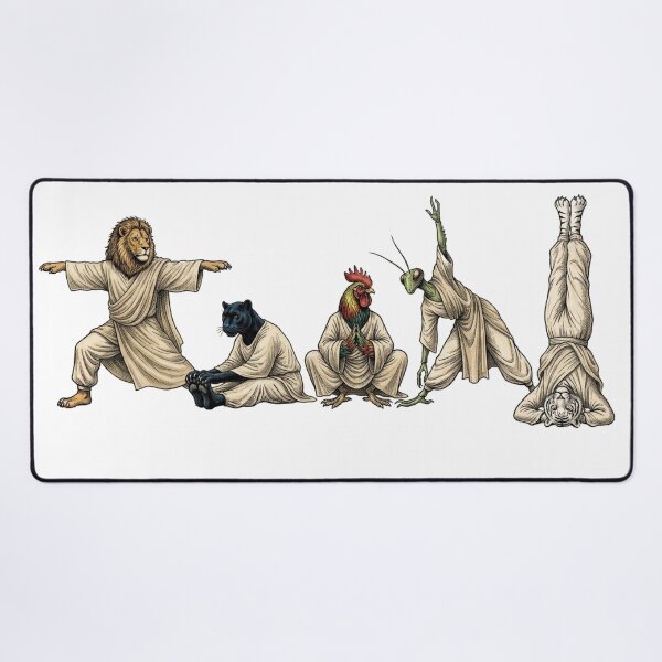 Item preview, Animal Yoga T-Shirt – Five Zen Animals T-Shirt designed and sold by Animal Cosmic Society.