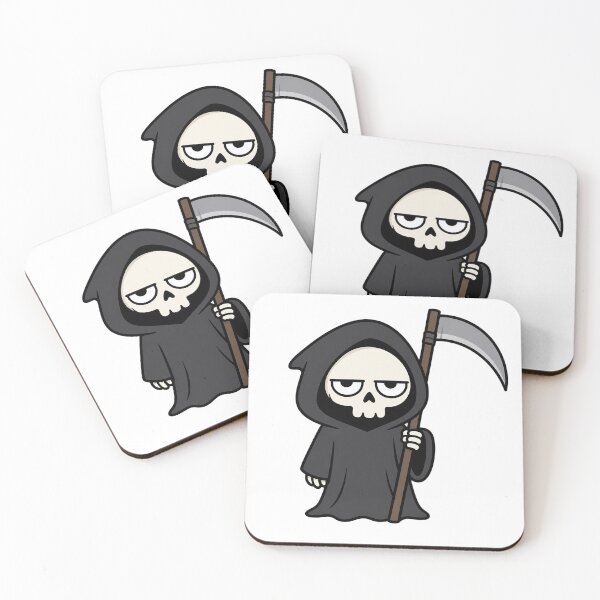 Item preview, Grumpy Grim Reaper – Funny Unimpressed Death Character designed and sold by Bitchy Little Things.