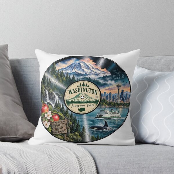 Item preview, Washington Vinyl Record designed and sold by Whimspired By Paxx.
