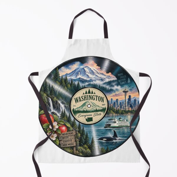 Item preview, Washington Vinyl Record designed and sold by Whimspired By Paxx.