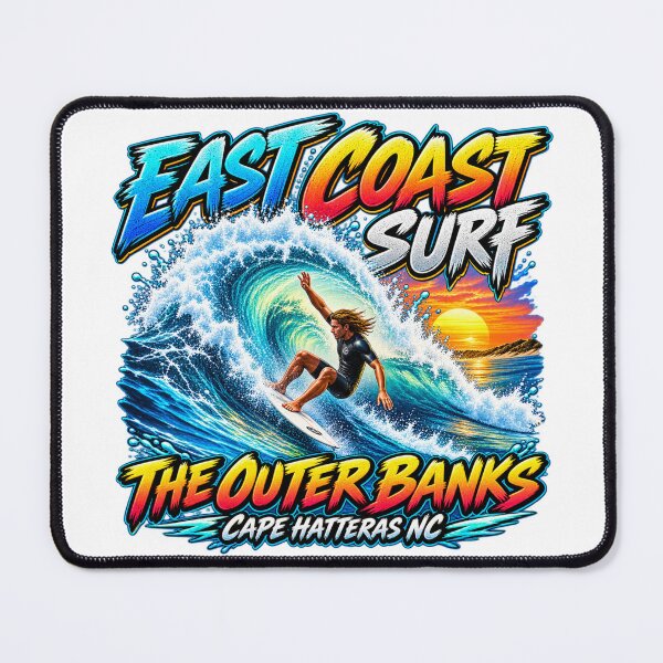 Item preview, East Coast Surf - The Outer Banks - Cape Hatteras, NC - Retro Colors designed and sold by JBDesigns21.