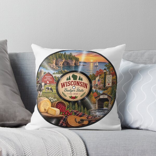 Item preview, Wisconsin Vinyl Record designed and sold by Whimspired By Paxx.
