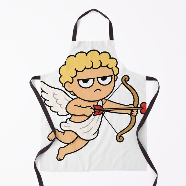 Item preview, Grumpy Cupid – Funny Unimpressed Valentine Character designed and sold by Bitchy Little Things.