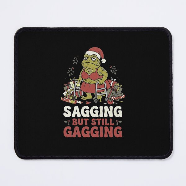 Item preview, Sagging but Still Gagging Funny Aging Frog Christmas designed and sold by MiALopezArt.