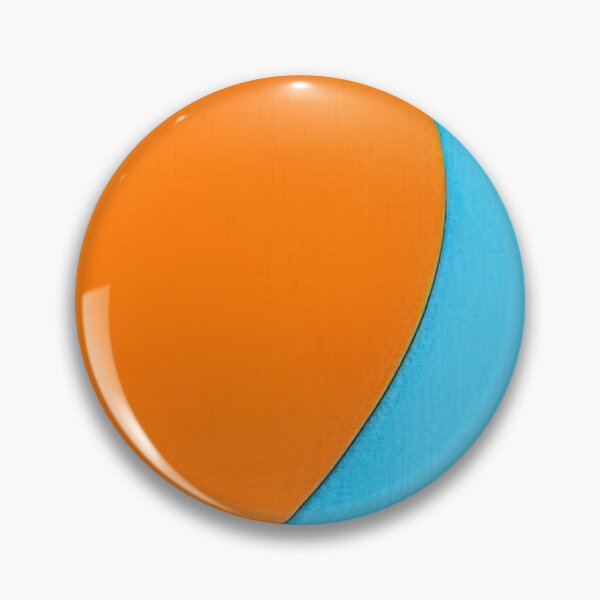 Item preview, Orange relief with blue designed and sold by EtherShadeArt.
