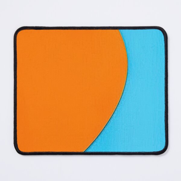 Item preview, Orange relief with blue designed and sold by EtherShadeArt.