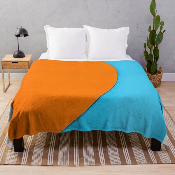 Item preview, Orange relief with blue designed and sold by EtherShadeArt.