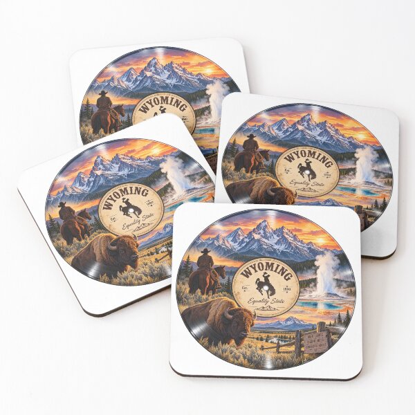 Item preview, Wyoming Vinyl Record designed and sold by Whimspired By Paxx.