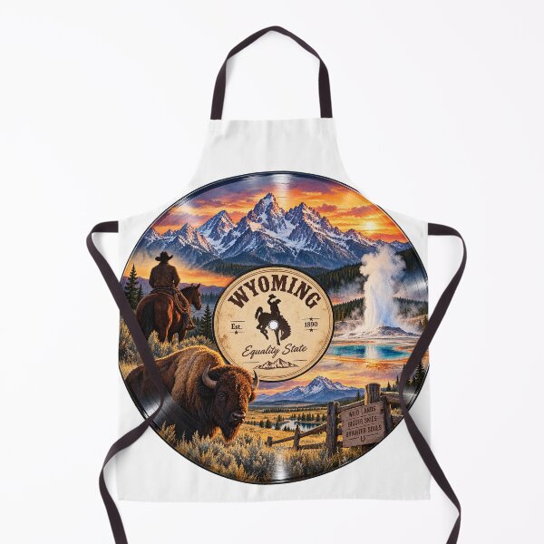 Item preview, Wyoming Vinyl Record designed and sold by Whimspired By Paxx.