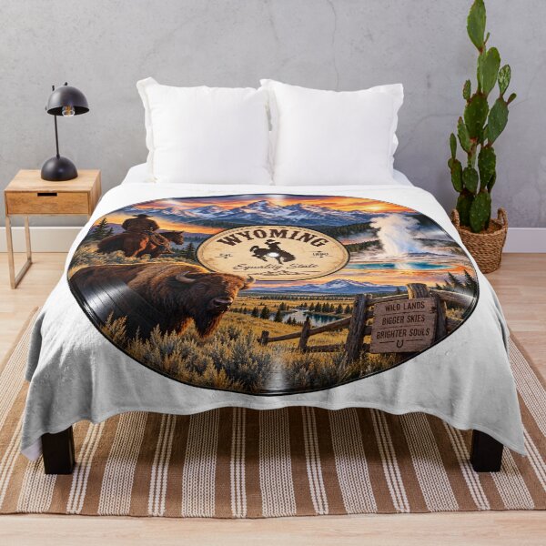 Item preview, Wyoming Vinyl Record designed and sold by Whimspired By Paxx.