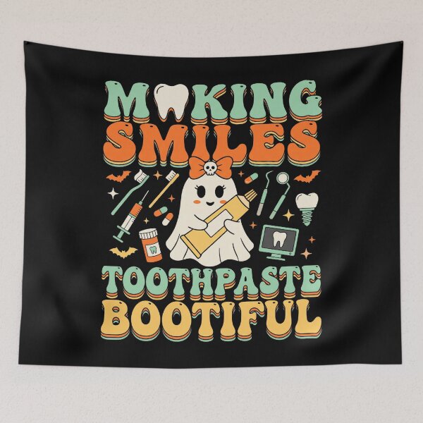 Item preview, Making Smiles Toothpaste Bootiful Retro Ghost designed and sold by MizoX7.