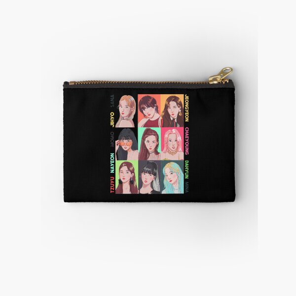 Item preview, K-Pop Girl Group Nine Portraits Illustrated Art designed and sold by SauMcClure.