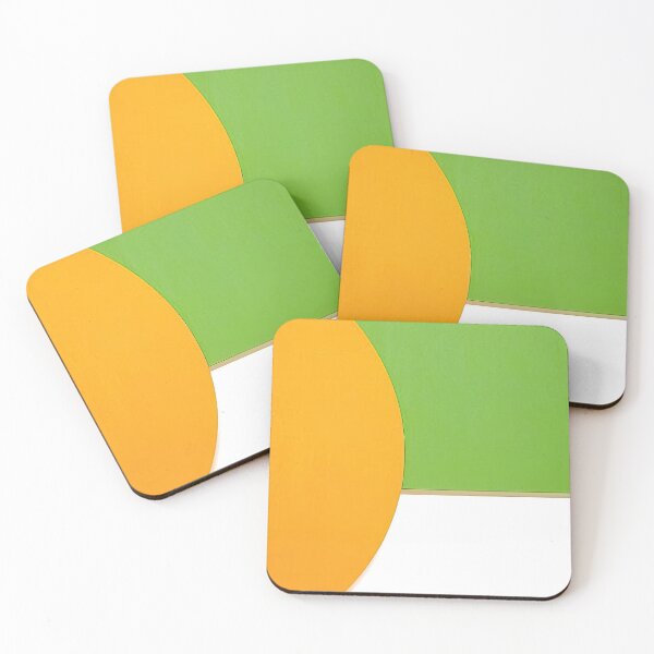 Item preview, Orange relief with green designed and sold by EtherShadeArt.