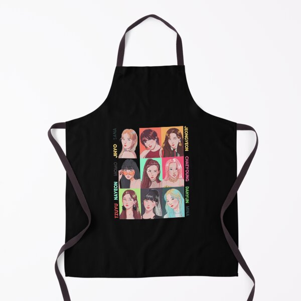 Item preview, K-Pop Girl Group Nine Portraits Illustrated Art designed and sold by SauMcClure.