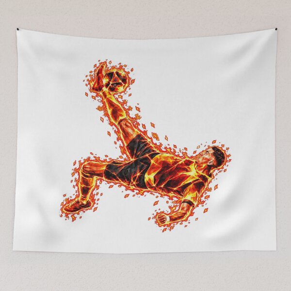 Item preview, Cris7 Inspired Flaming Bicycle Kick Graphic designed and sold by dartoffofo⭐⭐⭐⭐⭐.