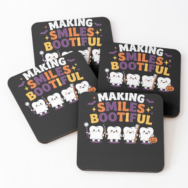 Item preview, Making Smiles Bootiful Four Cute Teeth Ghosts designed and sold by MizoX7.