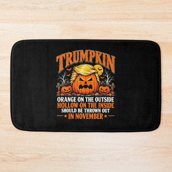 Item preview, Trumpkin Orange On The Outside Hollow on the Inside Halloween Political Pumpkin designed and sold by Glow-Paw-Studio.