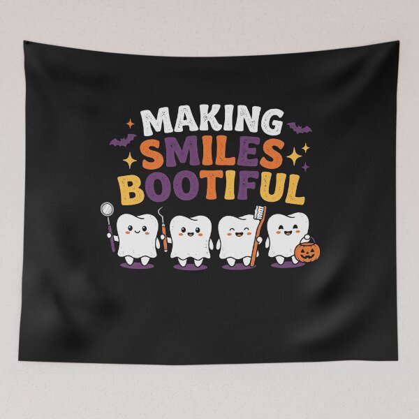 Item preview, Making Smiles Bootiful Four Cute Teeth Ghosts designed and sold by MizoX7.