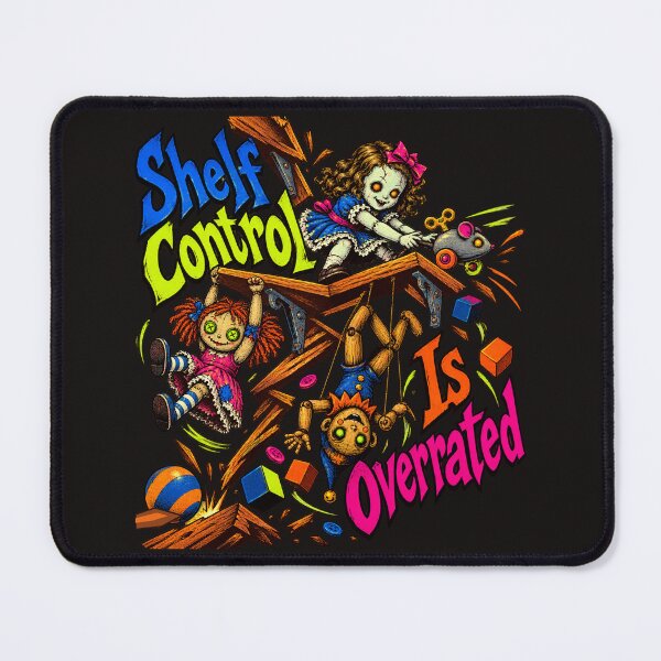 Item preview, Shelf Control Is Overrated Halloween designed and sold by JollyNib.