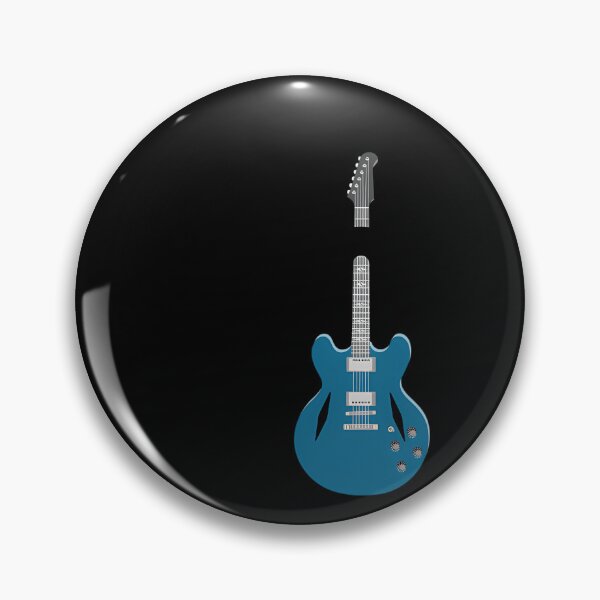Artikelvorschau, Zeichnung einer blauen E-Gitarre für Fans der Foo It entworfen und verkauft von weidennnha.