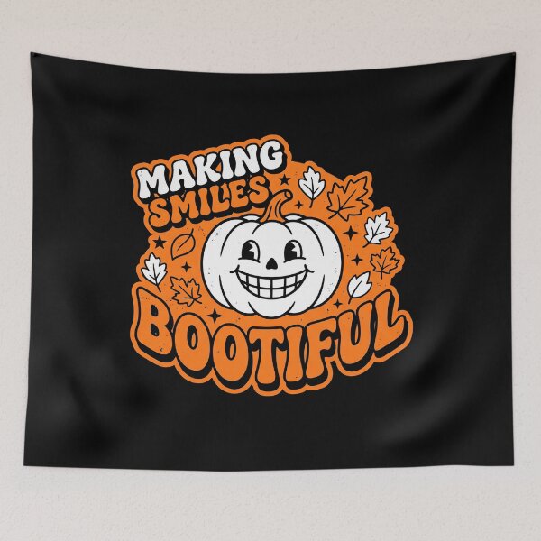 Item preview, Making Smiles Bootiful Retro Pumpkin Face designed and sold by MizoX7.