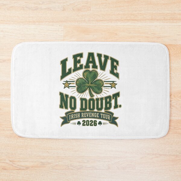 Item preview, Leave No Doubt Football Irish Revenge Tour 2026 Shamrock designed and sold by Glow-Paw-Studio.